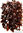 Copos de goma laca desparafinados "dewaxed Granate (Rubin)" (desparafinado rubí) - 1 kg